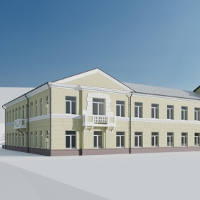 Дивіться проєкт реконструкції гуртожитку для переселенців у Дніпрі від архітектурного бюро Archobraz