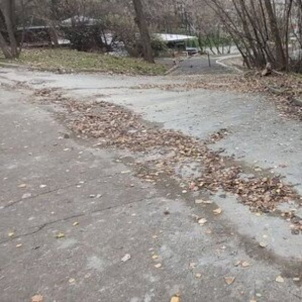 Застройщик устранил последствия оползня в Соломенском парке, который произошел из-за строительства ЖК