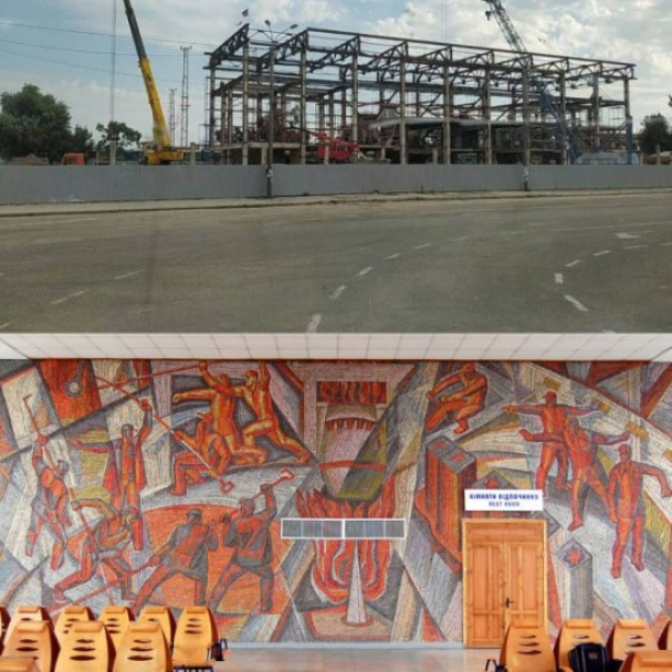 В окупованому Маріуполі росіяни зруйнували унікальні мозаїки