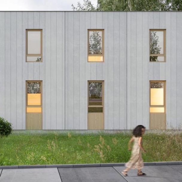 В Ворзеле начали строить модульный городок для переселенцев от Balbek Bureau