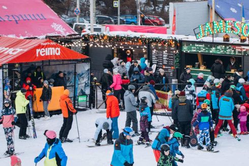 Смотрите как выглядит зимняя локация «Бухта winter station» в Протасовом Яру