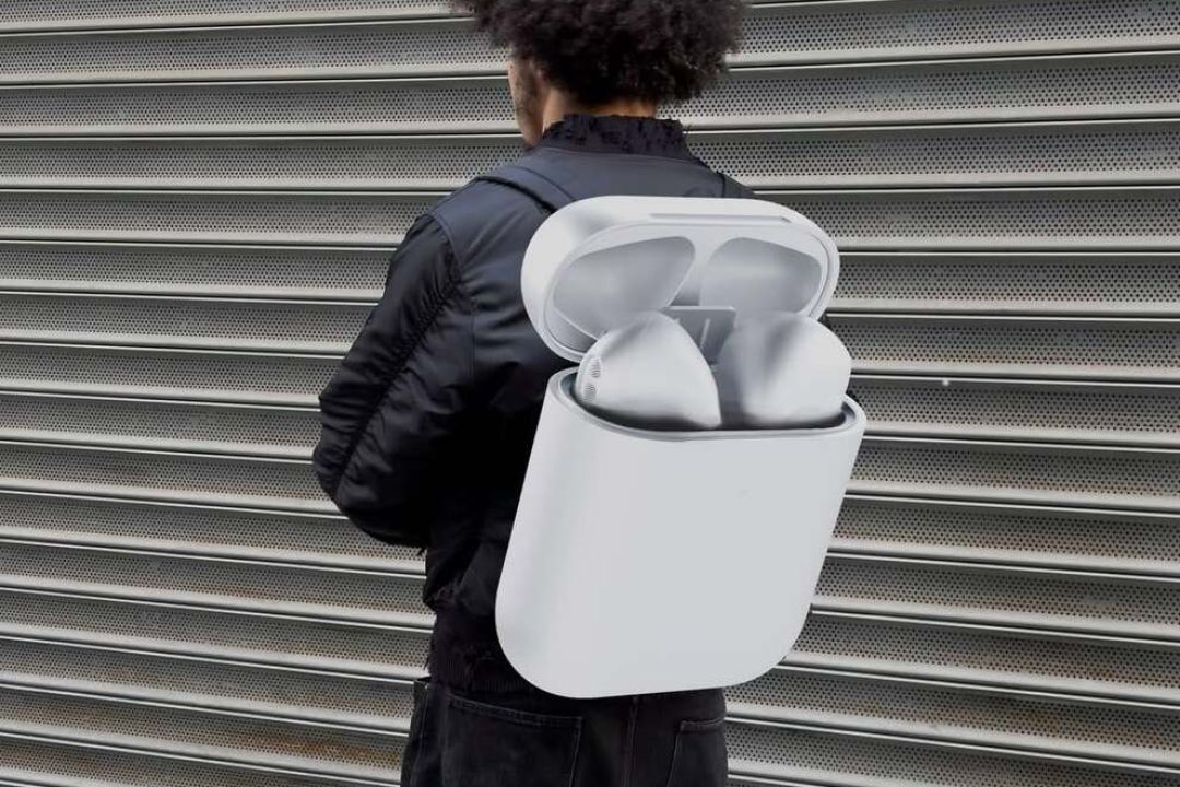 Рюкзак у формі навушників AirPods створили в США