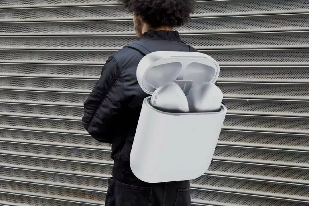 Рюкзак у формі навушників AirPods створили в США