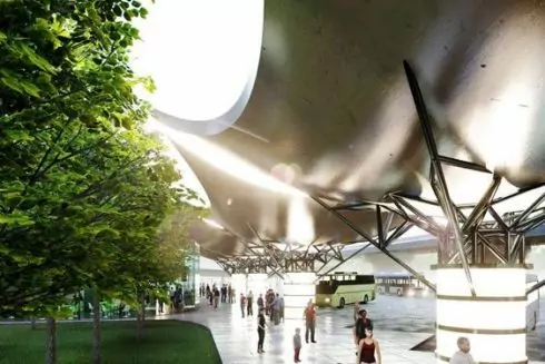 Как будет выглядеть новая автостанция в аэропорту &laquo;Борисполь&raquo;: визуализации