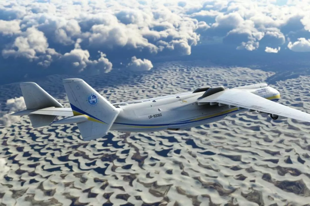 В игре Microsoft Flight Simulator теперь можно летать на украинском самолете Ан-225 &laquo;Мрия&raquo;: визуализации