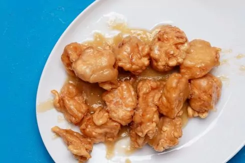 Яблоки в кляре по-китайски