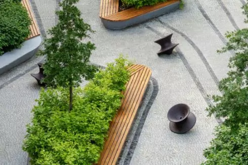 Дивіться, який зелений простір облаштували у дворі київського бізнес-парку