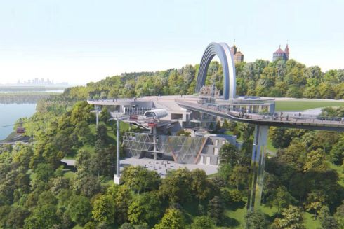 Як може виглядати канатна дорога на Труханів острів: візуалізації