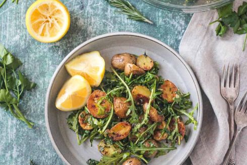 Молода картопля зі смаженим песто &mdash; італійський рецепт від Марко Черветті