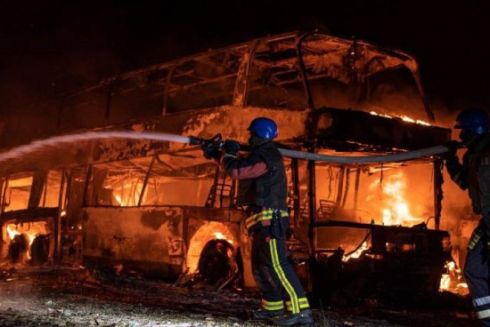 Самая плотная за время войны атака на Киев: обломки по всей столице и трое пострадавших