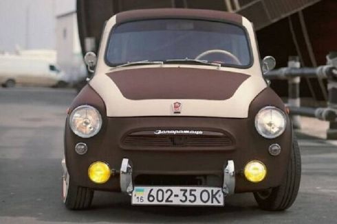 Мерседес+Ламборгини+Запорожец: одесситы сделали один автомобиль из трех