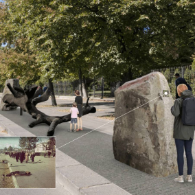 На проспекті Перемоги відкриють інсталяцію Меморіального центру Голокосту «Бабин Яр»
