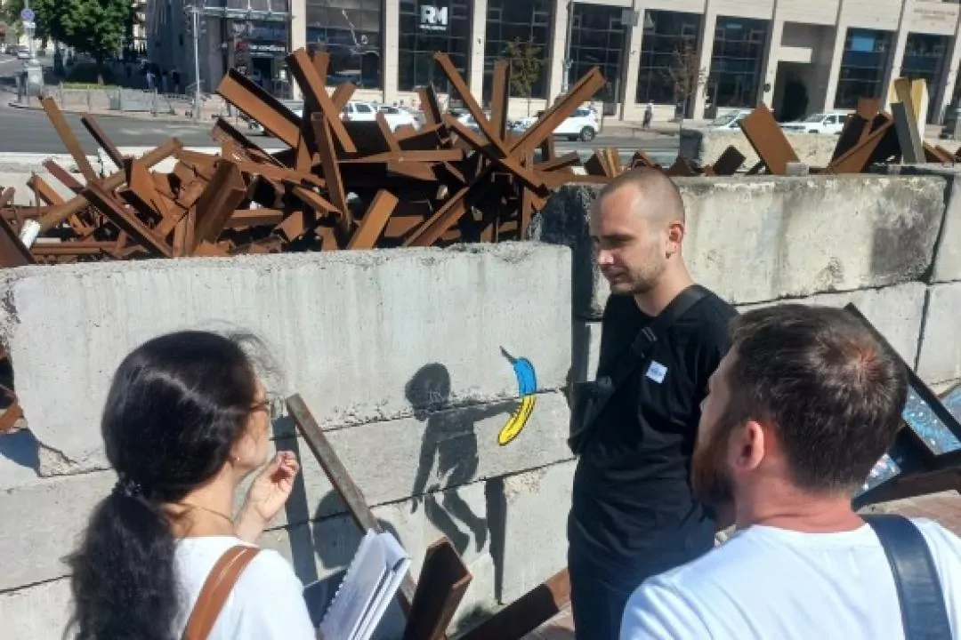 У Києві планують захистити графіті Бенксі на Майдані Незалежності: як саме