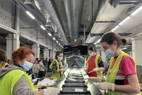 Укрпошта запустила автоматизовану лінію сортування посилок