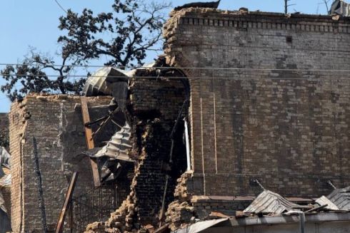 Кияни закликають відновити зруйнований обстрілом історичний будинок Гретера: петиція