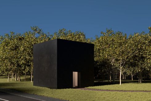 Смотрите, какой проект кубического укрытия с проектором представили украинские архитекторы