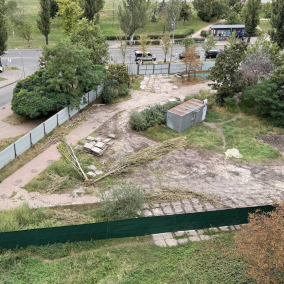 Забудовник проводив незаконні роботи в одному зі скверів Києва, — активісти