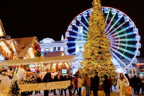 Київ Різдвяний: Projector випустив фотобанк зі світлинами міста у новорічні свята