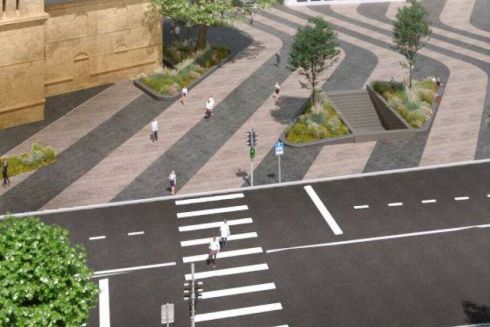 В Киеве официально согласовали создание наземного пешеходного перехода возле «Арсенальной»