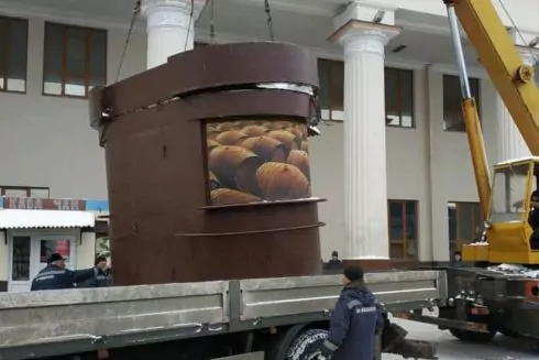 Возле центрального вокзала демонтировали МАФы