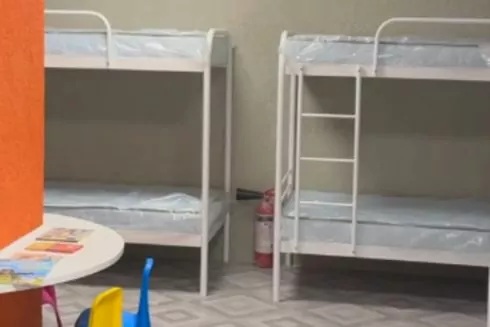 На Лютеранской обустроили укрытие с местами для сна