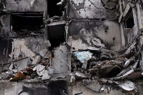 Бенксі підтвердив, що створив сім муралів у різних місцях України, включно з Києвом