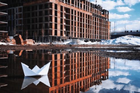 Фото дня: дзеркальний Київ в об'єктиві Євгена Белана