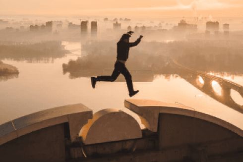 Фото дня: погляд на Київ з висоти від Юрія Мармеладова