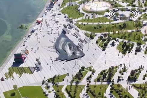 В Днепре реконструировали &laquo;Прибрежный&raquo; сквер с выходом к реке