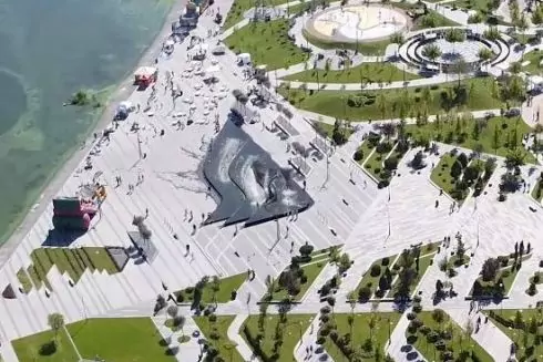 У Дніпрі реконструювали &laquo;Прибережний&raquo; сквер з виходом до річки