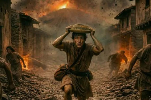 Вчені відтворили останній жест жертви виверження Везувію за допомогою ШІ