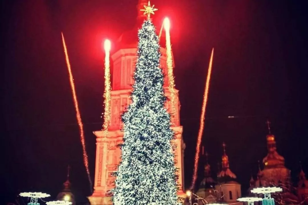 Фото дня: як виглядає передноворічний Київ