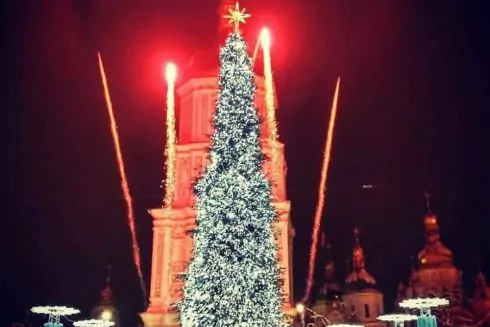 Фото дня: як виглядає передноворічний Київ