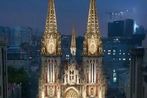 Костел в Киеве подсветят как Empire State Building: как он будет выглядеть