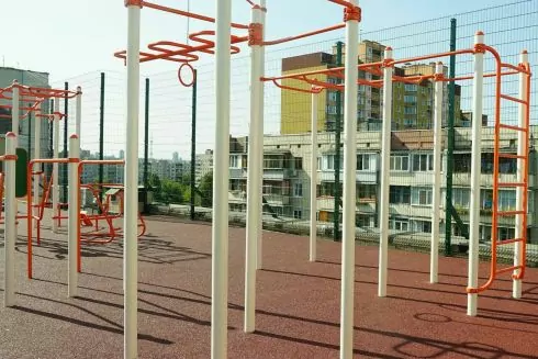 На даху одного з корпусів університету Грінченка облаштували спортивний майданчик