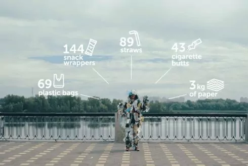 В Киеве куча мусора &laquo;оживала&raquo; и бегала за людьми