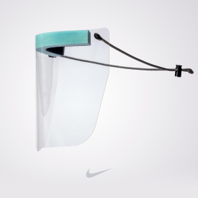 Nike выпустили защитные экраны для врачей