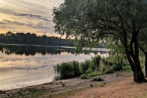 Дивіться, який парк створюють біля озера Йорданське на Оболоні