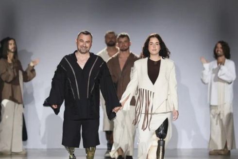 Ветерани на протезах стали моделями на Ukrainian Fashion Week