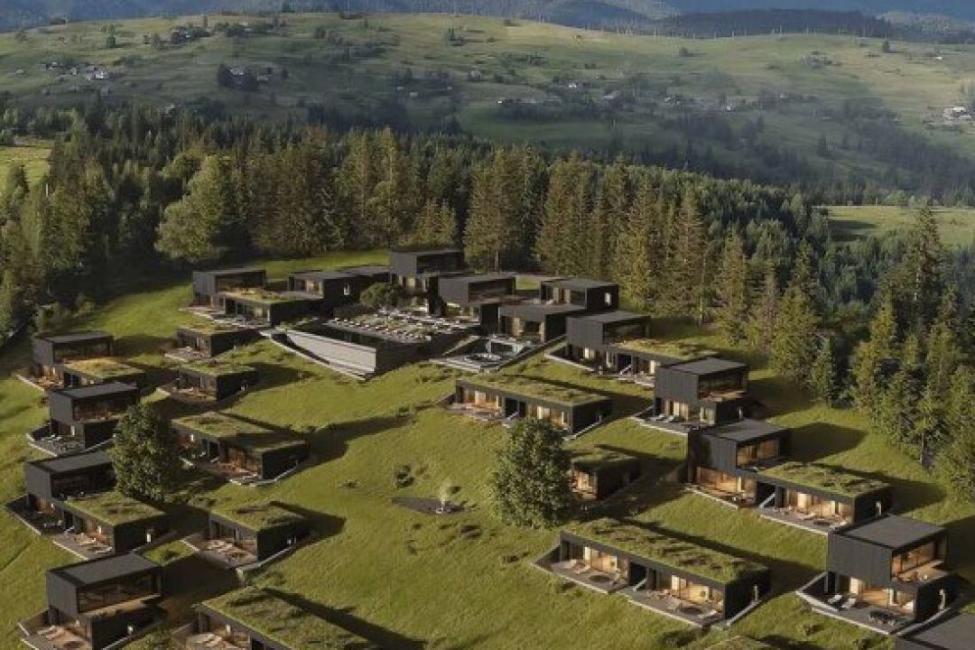 У Карпатах будують SPA-курорт із будиночками з видом на Говерлу: яким він буде