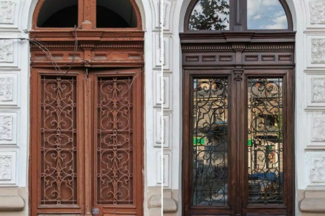 В Одесі відреставрували історичні двері будинку Рожицького: фото