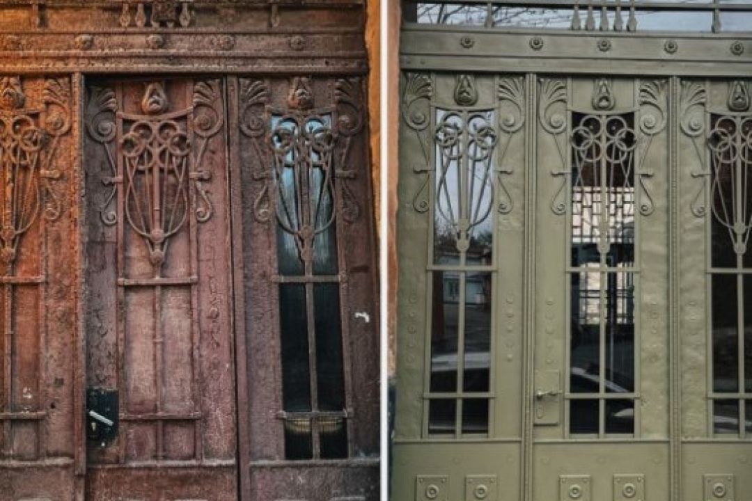 Погляньте, як у Львові відреставрували історичну металеву браму