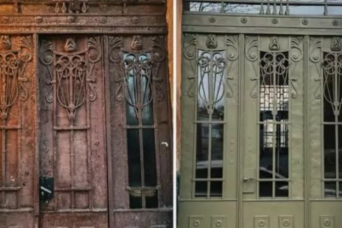 Погляньте, як у Львові відреставрували історичну металеву браму