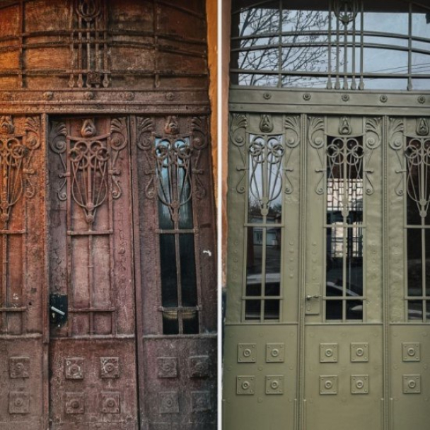 Погляньте, як у Львові відреставрували історичну металеву браму