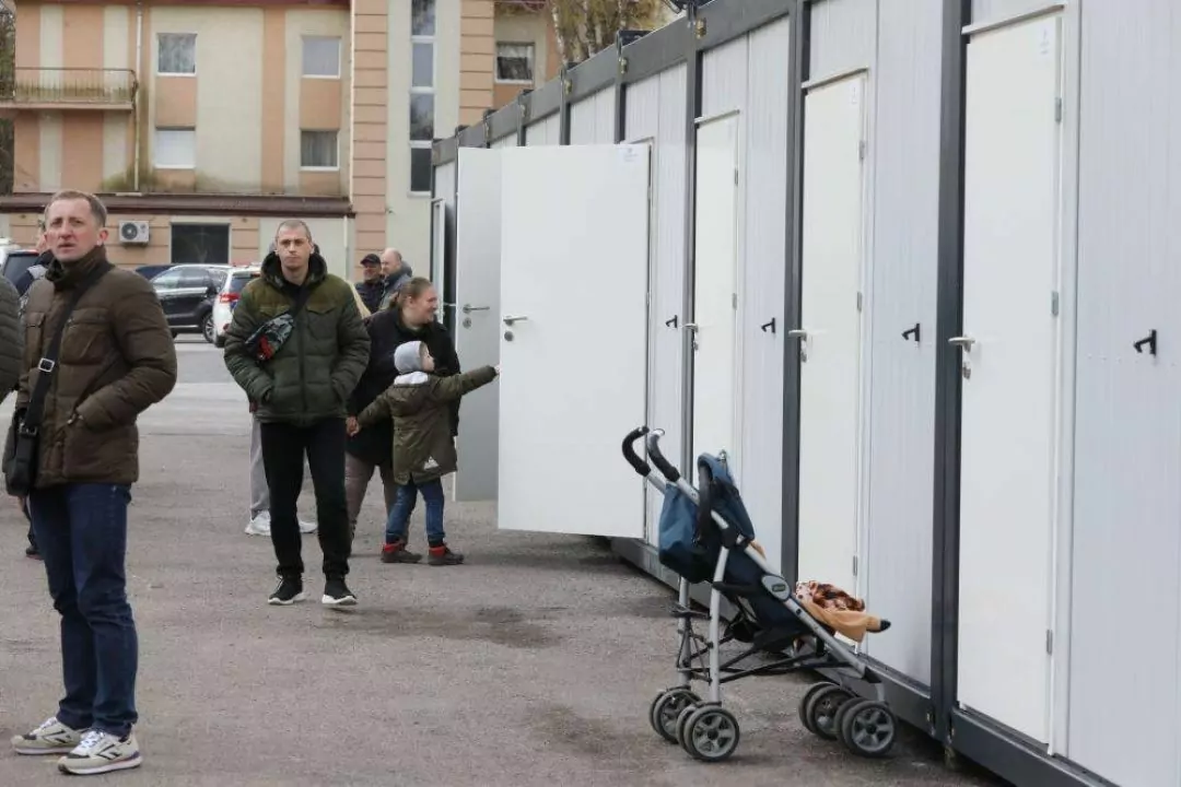 Фото: у модульне містечко у Львові заселились перші переселенці