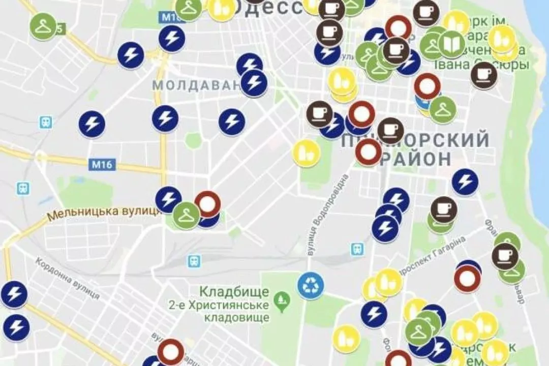 В Одесі створили інтерактивну карту з пунктами прийому пластику