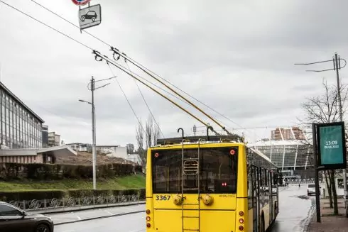 В Киеве возобновили работу шесть троллейбусных маршрутов