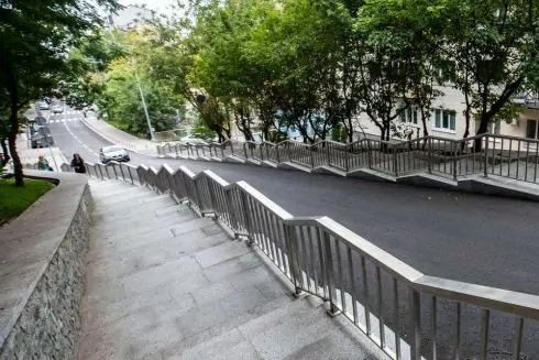 Часть улицы Франко после капремонта стала пешеходной