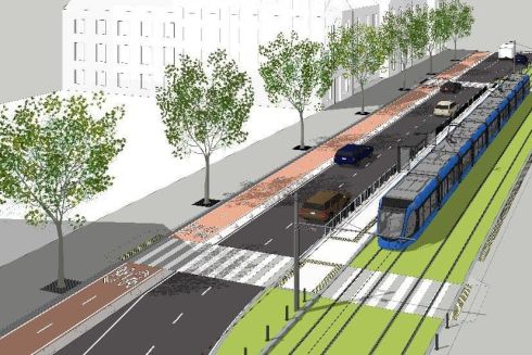 Проєкт призупинили: В КМДА пояснили, що сталось з кредитом на трамвай до Палацу спорту