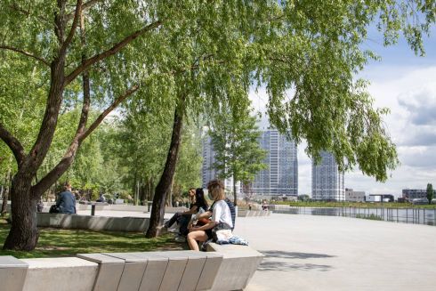 На Позняках завершують оновлення фітнес-парку. Як він виглядає